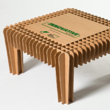 Muebles de cartón corrugado 